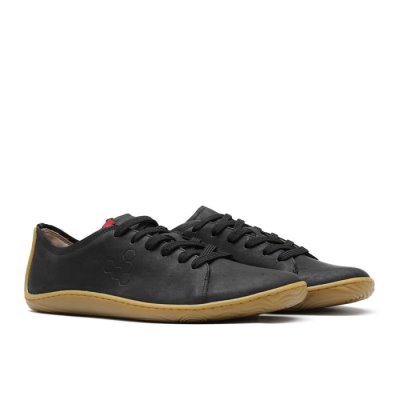 Vivobarefoot Men's Addis Soul of Africa Casual Shoes - Black USA [KRZ361579]